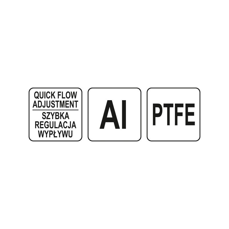 Pistolet do pianki montażowej ptfe