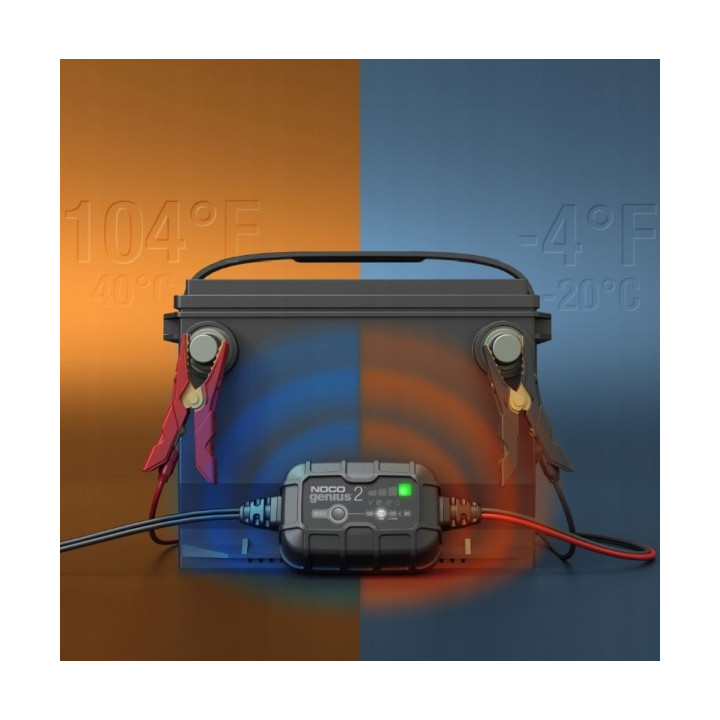 PROSTOWNIK AUTOMATYCZNY GENIUS2 2A 6V / 12V