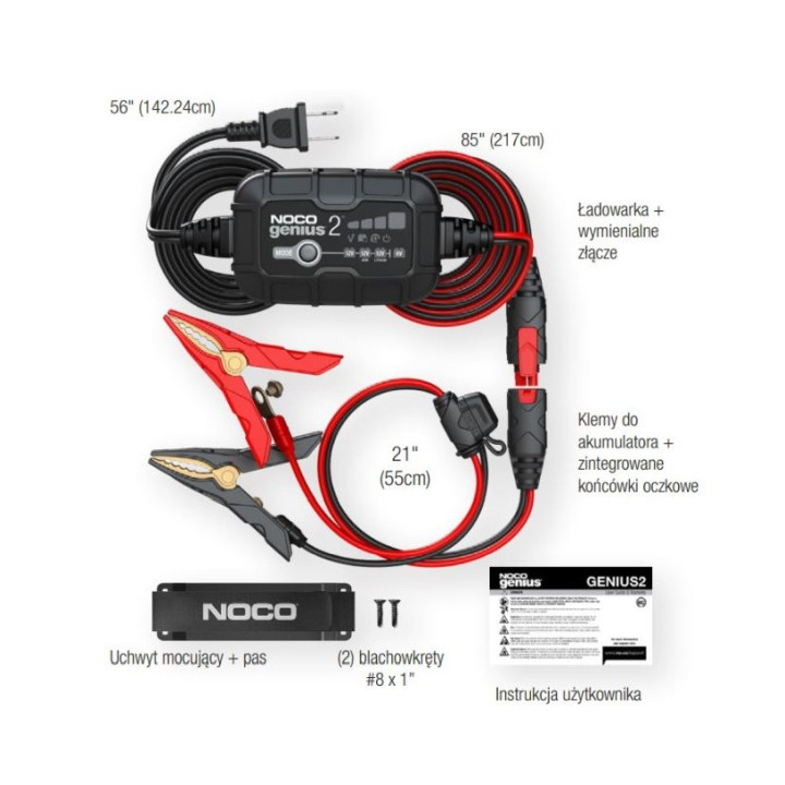 PROSTOWNIK AUTOMATYCZNY GENIUS2 2A 6V / 12V