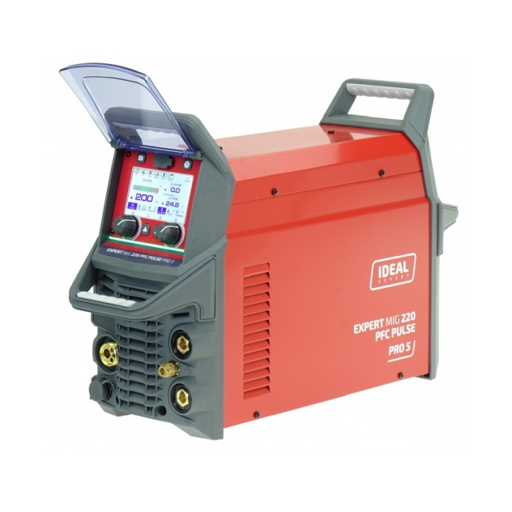 INWERTOROWY PÓŁAUTOMAT SPAWALNICZY EXPERT MIG 220 PFC PULSE PRO5 LCD