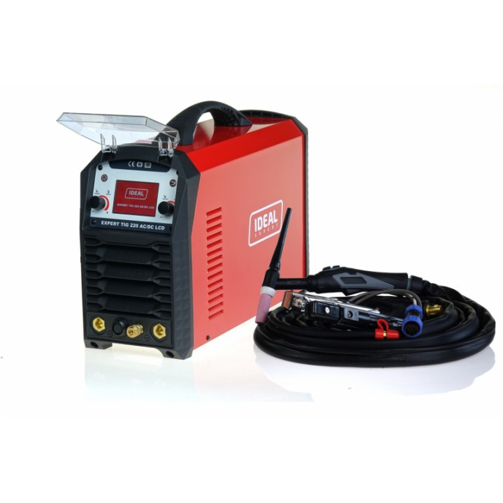 EXPERT TIG 220 AC/DC PULSE LCD +ZESTAW TIG