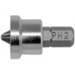Końcówki wkrętakowe z ogranicznikiem 1/4x25mm ph2 kpl 20szt