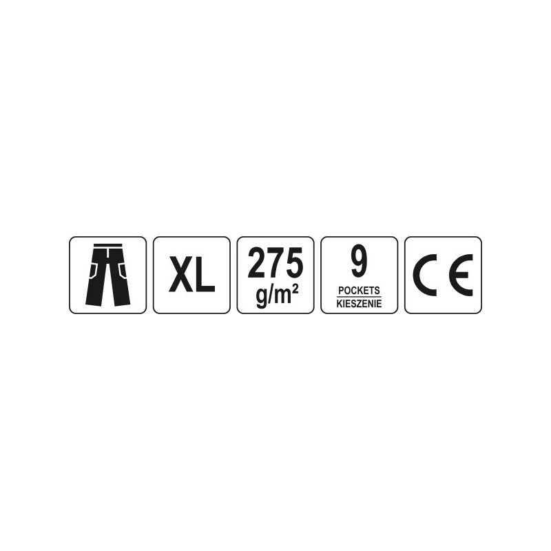 Spodnie robocze duero rozm xl