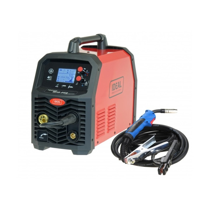 TECNO MIG 205 LCD MIG/TIG/MMA SYNERGIC