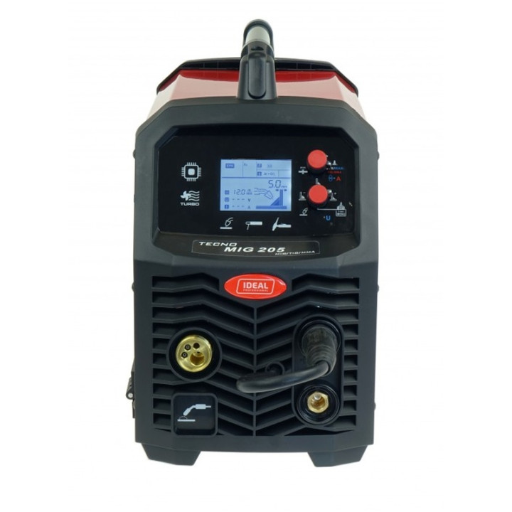 TECNO MIG 205 LCD MIG/TIG/MMA SYNERGIC