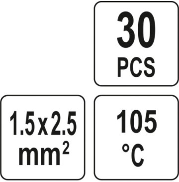 Koszulka termokurczliwa z cyną 15-25mm2 30szt