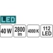 Oprawa sufitowa led 40w 300x1200x15mm