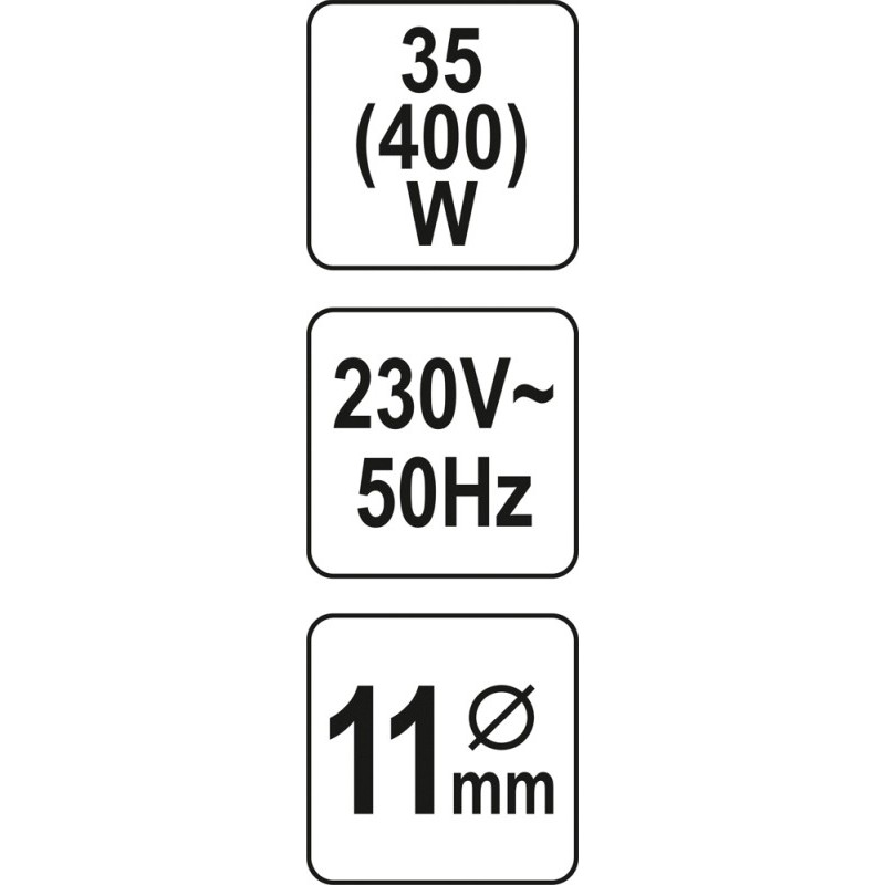Pistolet do kleju 11mm 35(400)w