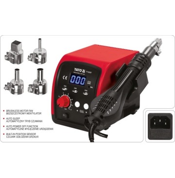 Stacja hot air wyświetlacz led 750 w