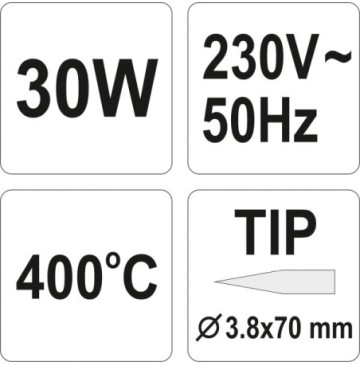 Lutownica oporowa 30w