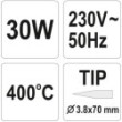Lutownica oporowa 30w