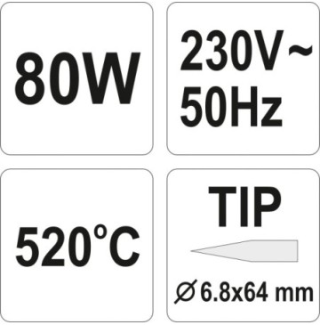 Lutownica oporowa 80w