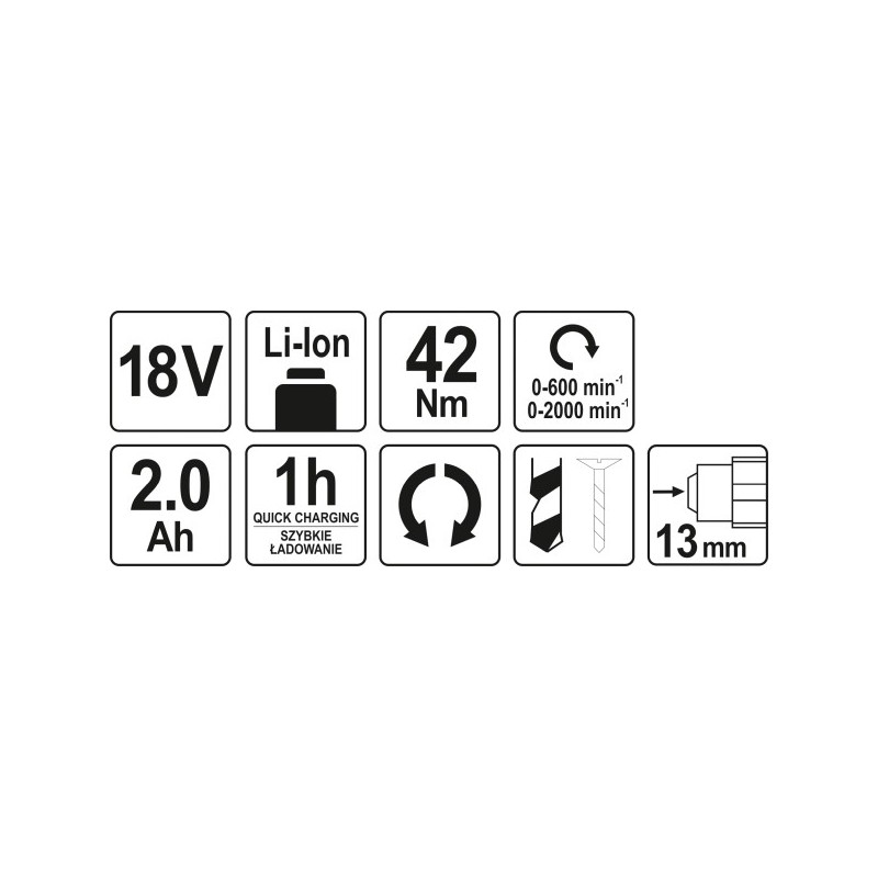 Combi-drill (rechargeable battery)
