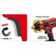 Impact wrench (rechargeable battery)