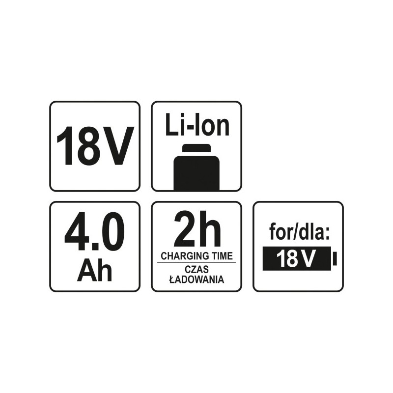 Akumulator 18v li-ion 40 ah