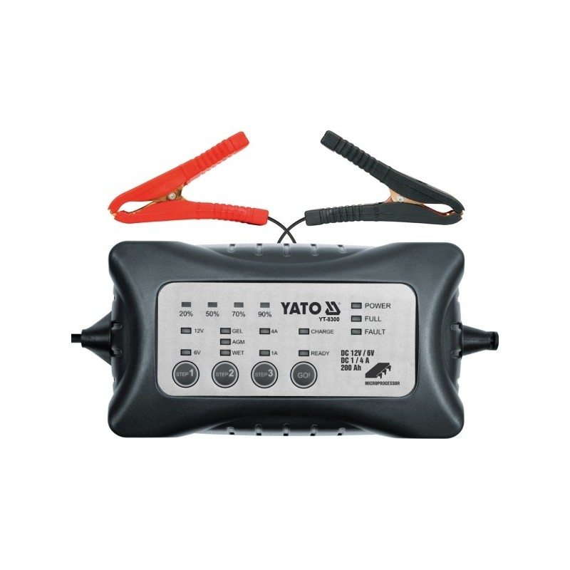 Prostownik elektroniczny 12/6v 1/4a 200ah