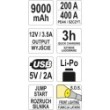 Urządzenie rozruchowe/power bank 9000mah