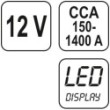 Tester akumulatorów cyfrowy 12v