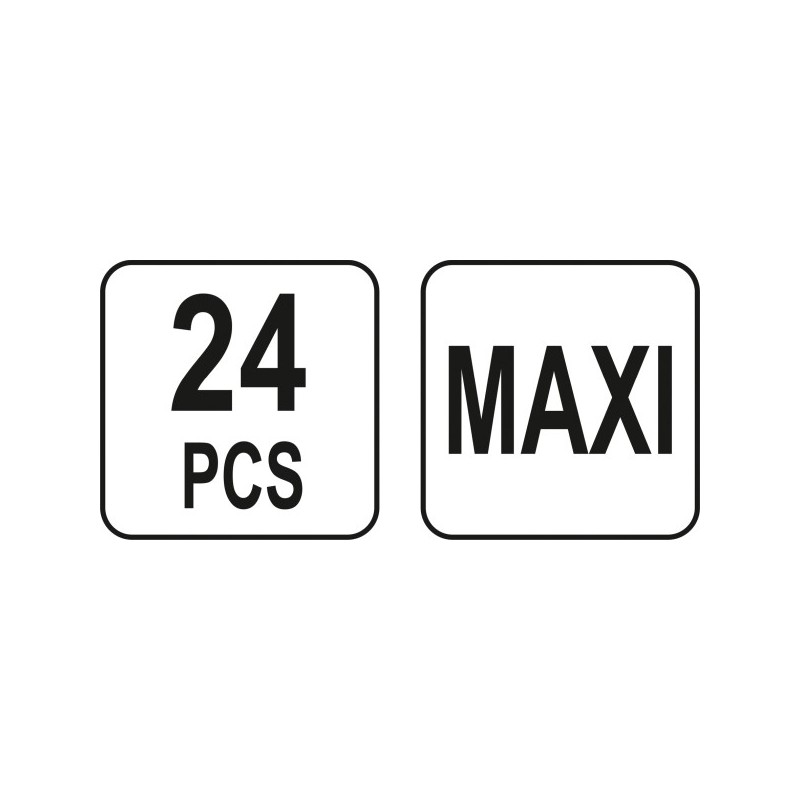 Zestaw bezpieczników maxi 24 el