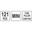 Zestaw bezpieczników mini 121 el