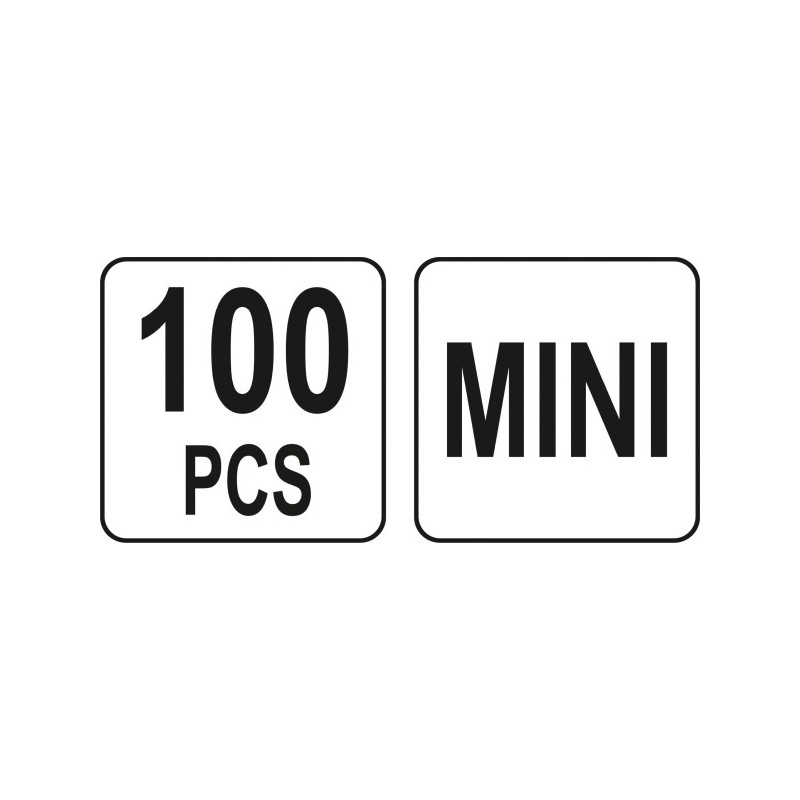 Zestaw bezpieczników mini-niski profil 100szt