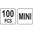 Zestaw bezpieczników mini-niski profil 100szt