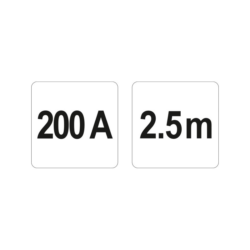 Kable rozruchowe 200a 25m