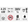 Agregat prądotwórczy 5500w 400v rozrusznik