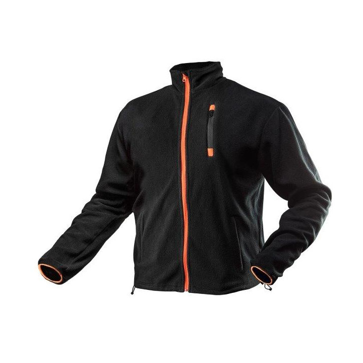 BLUZA POLAROWA, CZARNA, XXL/58