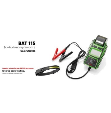 Bat 115  tester akumulatorów z wbudowaną drukarką