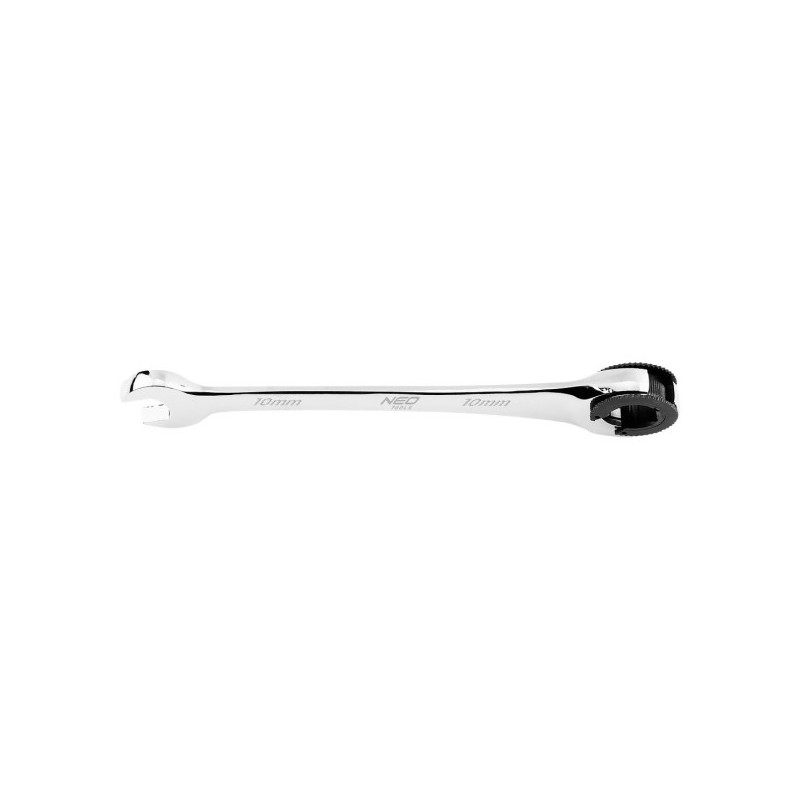 Klucz płasko-oczkowy rozcięty z grzechotką 11 mm