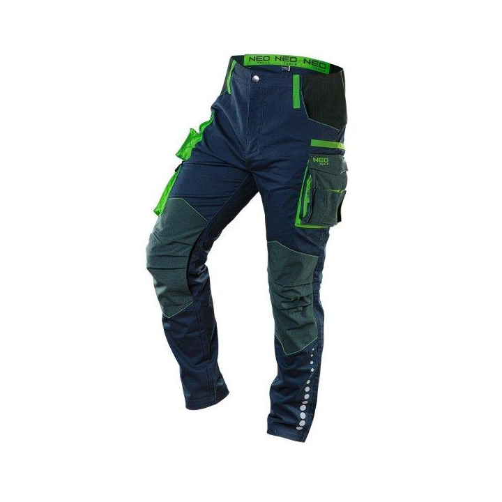 SPODNIE ROBOCZE PREMIUM, 62% BAWEŁNA, 35% POLIESTER, 3% ELASTAN, L