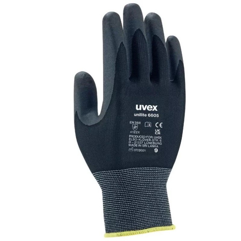 Rękawice ochronne unilite 6605 rozm 9 uvex