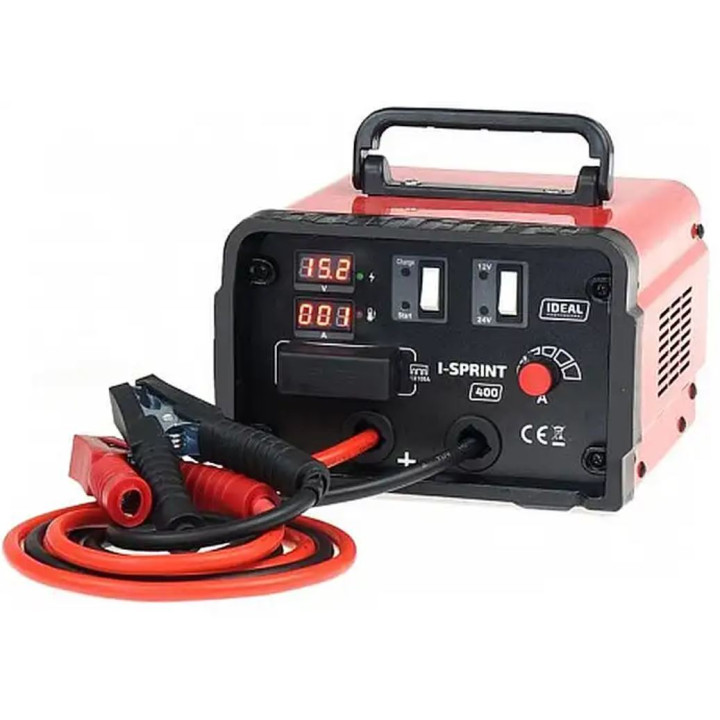 PROSTOWNIK SAMOCHODOWY INVER SPRINT 400 START 12V/24V 45A, ROZRUCH 300A