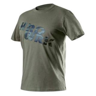 T-SHIRT ROBOCZY OLIWKOWY CAMO, M