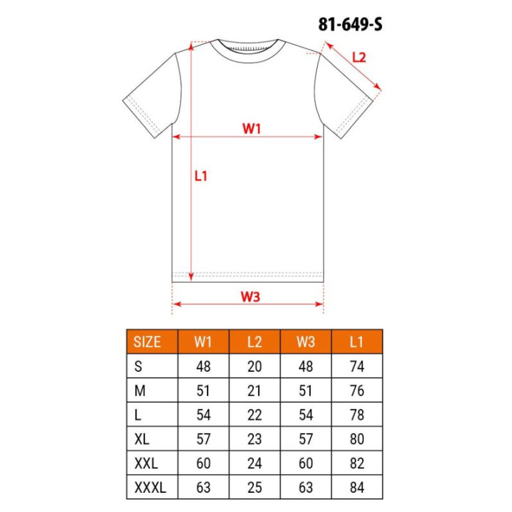 T-SHIRT GRANATOWY, ROZMIAR S