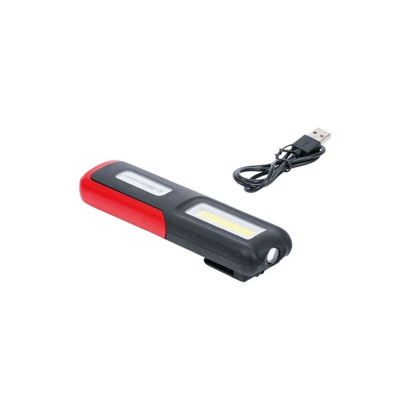 Latarka cob  led aku