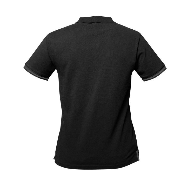 KOSZULKA POLO DENIM, CZARNA, ROZMIAR XXL