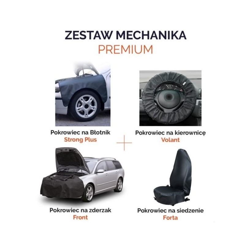Zestaw mechanika premium pokrowce 4 szt
