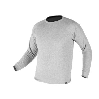 BLUZA COMFORT, SZARY MELANŻ, ROZMIAR XXL