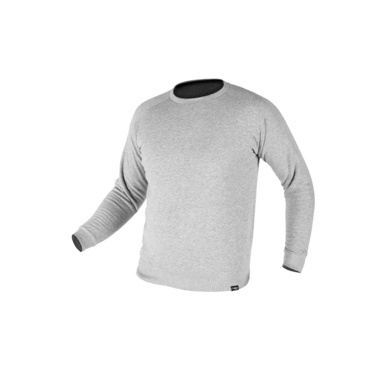 BLUZA COMFORT, SZARY MELANŻ, ROZMIAR XL