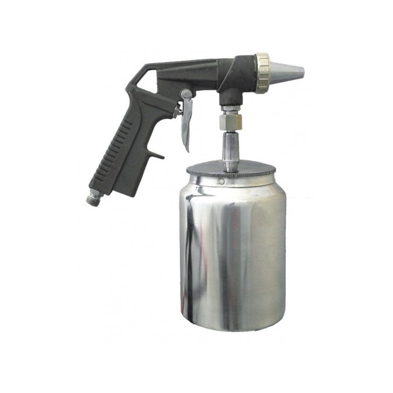 Pistolet do piaskowania ze zbiornikiem