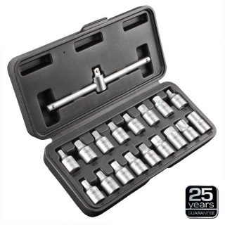 KLUCZE DO SPUSTU OLEJU 3/8", ZESTAW 18 SZT.