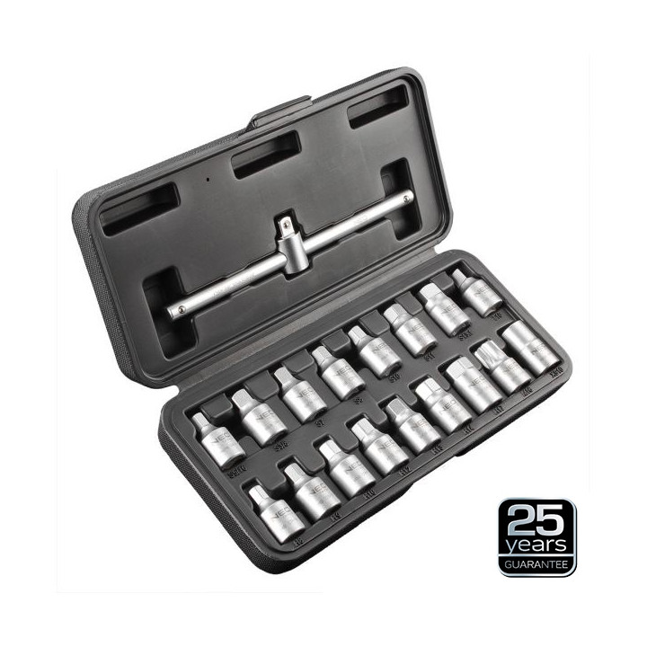 KLUCZE DO SPUSTU OLEJU 3/8", ZESTAW 18 SZT.