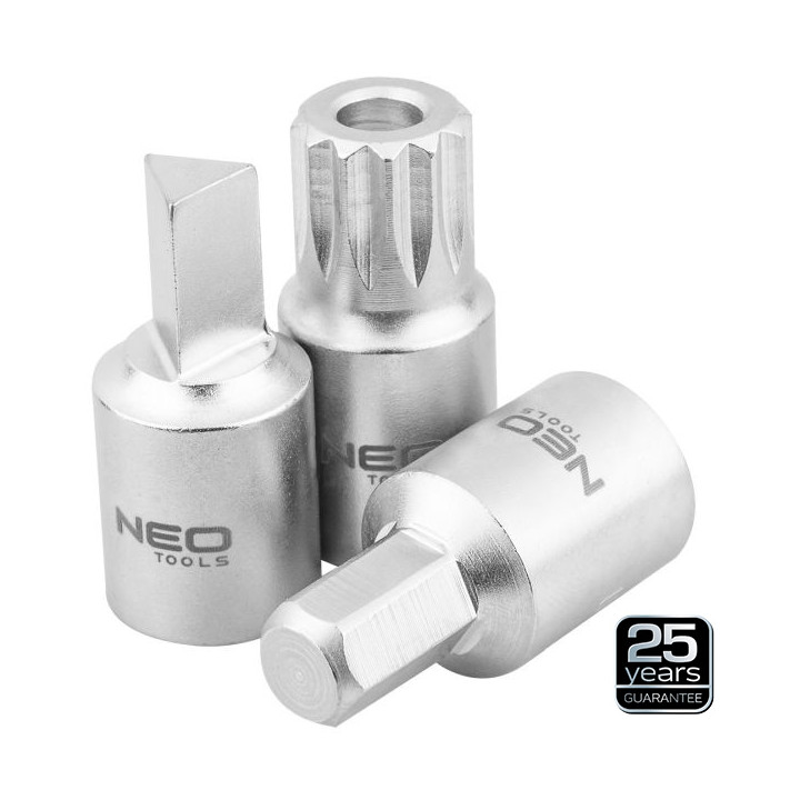 KLUCZE DO SPUSTU OLEJU 3/8", ZESTAW 18 SZT.