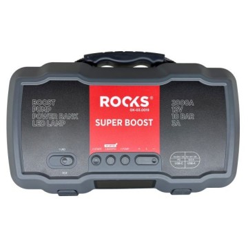 Booster urządzenie rozruchowe z kompresorem 12v-1000/2000 a - 10 bar - 555 wh