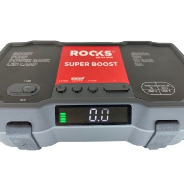 Booster urządzenie rozruchowe z kompresorem 12v-1000/2000 a - 10 bar - 555 wh