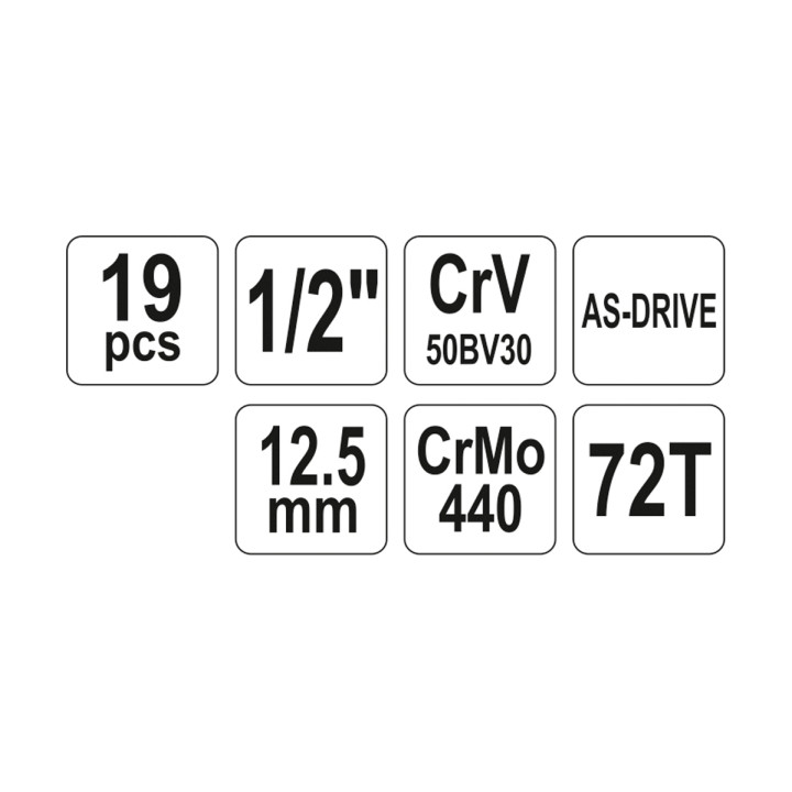 KPL. NASADEK Z GRZECHOTKĄ 1/2" 19CZ.