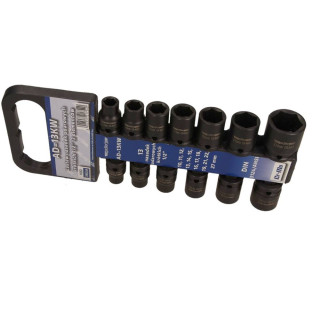 NASADKI UDAROWE 1/2" 10-27MM - KRÓTKIE - 13 SZT. AD-13KW