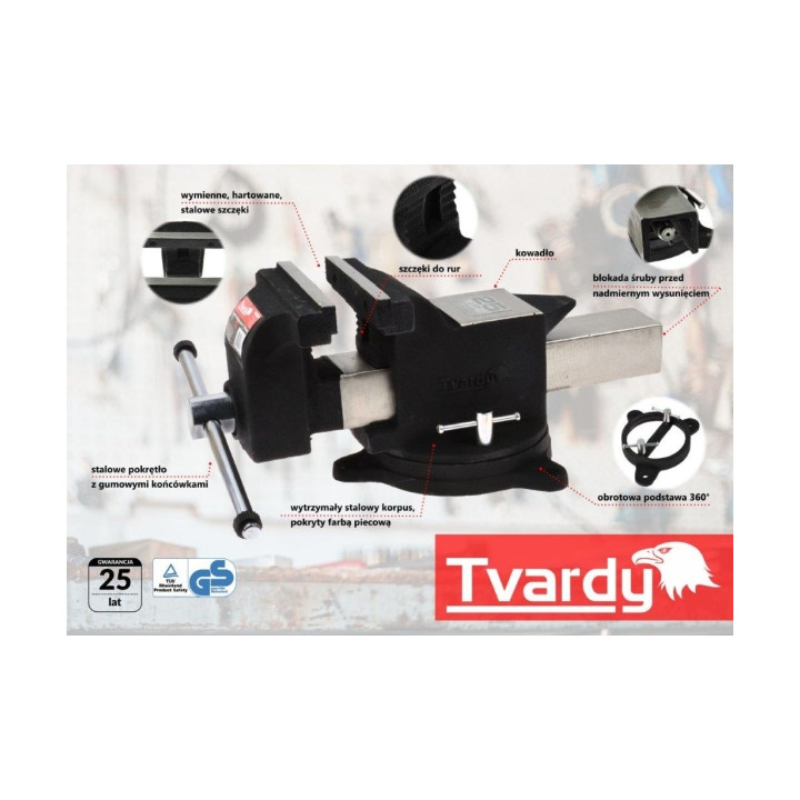 IMADŁO ŚLUSARSKIE PROFESJONALNE 200 MM 8" GWARANCJA 25 LAT